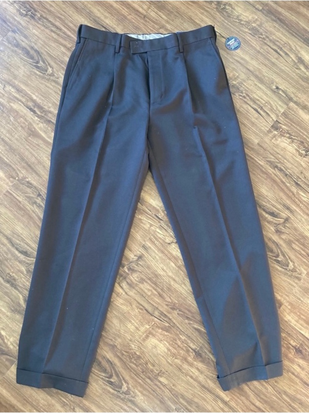 Saddlebred Black Pleated Dress Pants Men’s Size 36 x 32